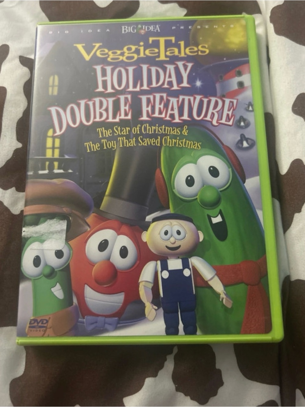 Veggietales Holiday Double Feature DVD - Green Case